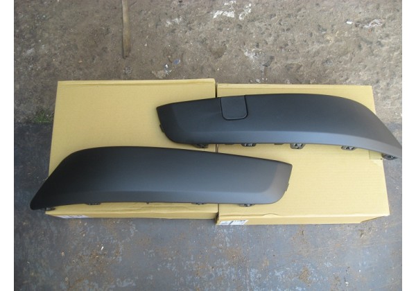 Молдінг, накладка переднього бампера, комплект Renault Scenic II, Grand Scenic II, 06-09, 7701477304